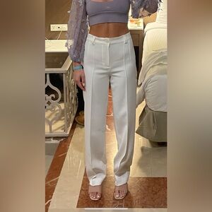 Zara white trousers